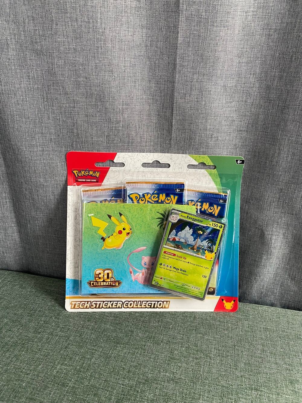 Pokémon TCG 30th Celebration Tech Sticker Collection - Alolan Exeggutor Sealed